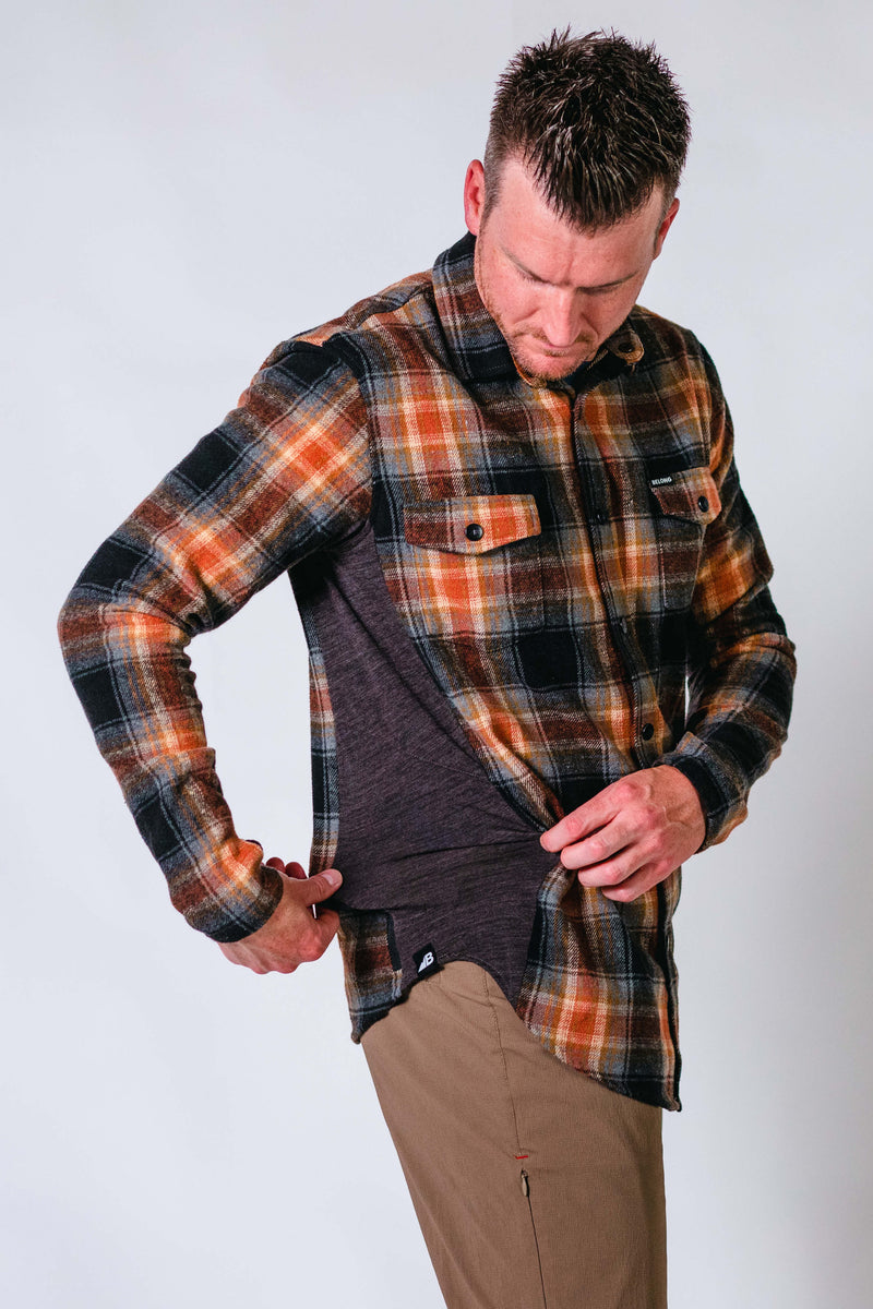 Men's Deadline Tek Flannel Ouray Red / XL | Belong Designs