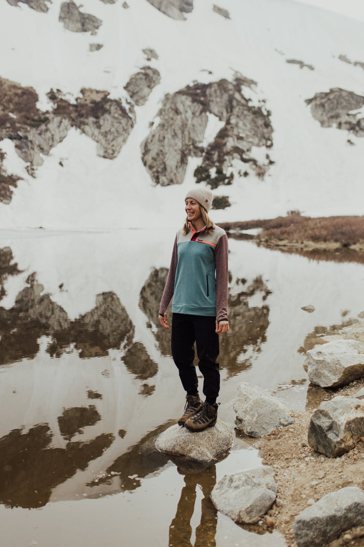 Vintage Aqua - Elastic Waist