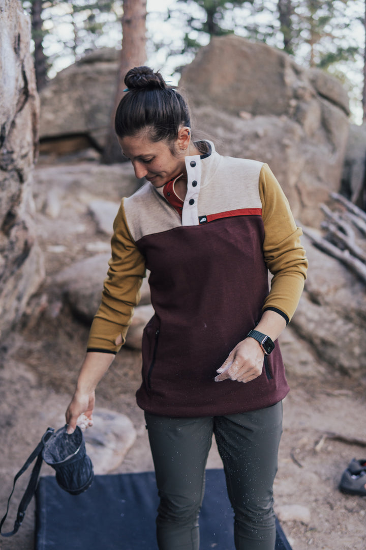 Vintage Burgundy - Elastic Waist