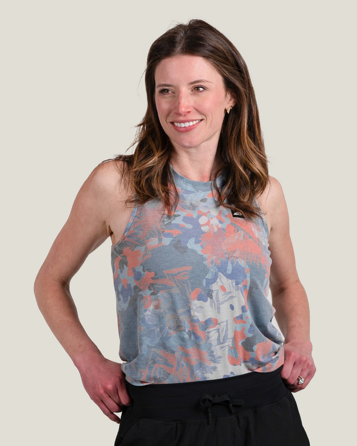 Orange/Green Woodland Splash