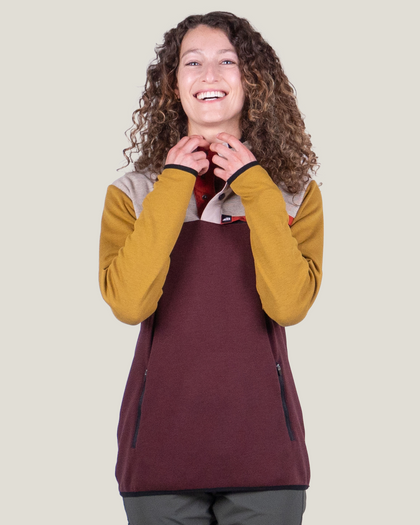 Vintage Burgundy - Elastic Waist