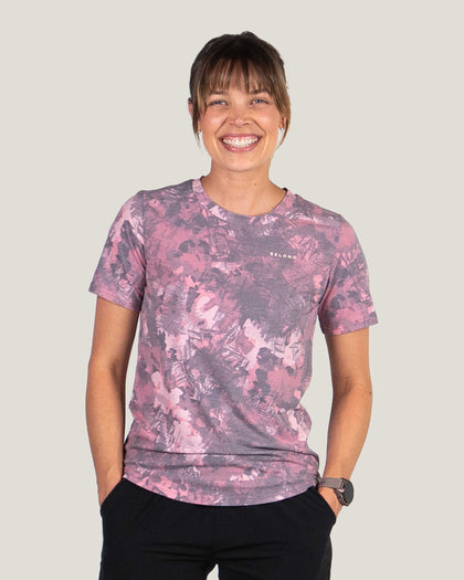 Maroon Woodland Splash