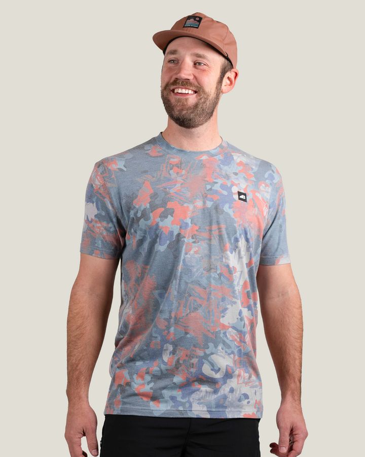 Orange/Green Woodland Splash